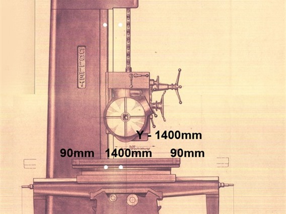 Collet BFf 115 X: 1800 - Y: 1400 - Z: 1300 mm