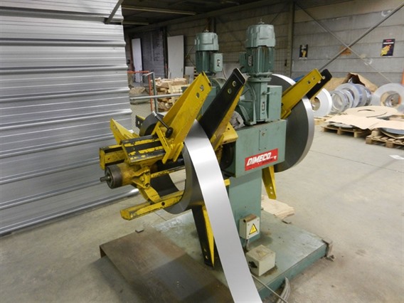 Dimeco decoil./ straight/ feeder LVD punchpress