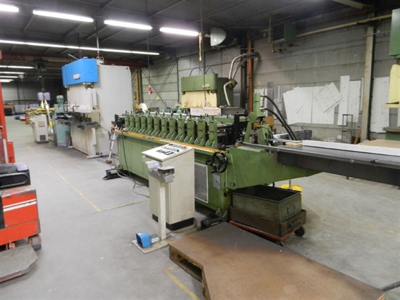 Dimeco decoil./ straight LVD punchpress + rollforming