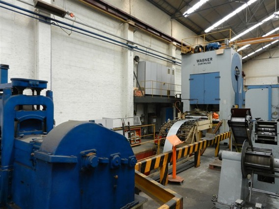 Wagner pressline decoiler / straightener / CNC feeder