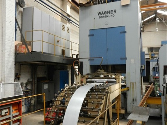 Wagner pressline decoiler / straightener / CNC feeder