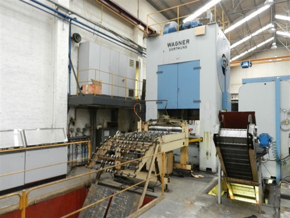 Wagner pressline decoiler / straightener / CNC feeder