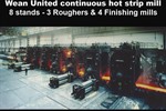 Wean United Contin. hot strip rolling mill (8 stands)