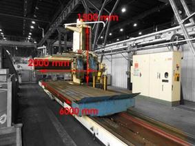 Berthiez X: 6000 - Y: 1500 - Z: 2000 mm, Planer with or without milling heads