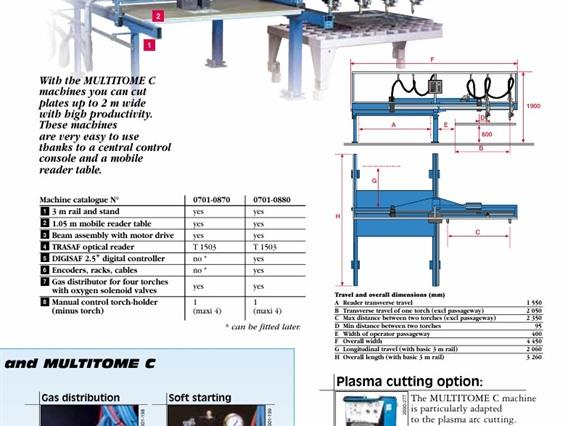 SAF Multitome 4000 x 1500 mm CNC