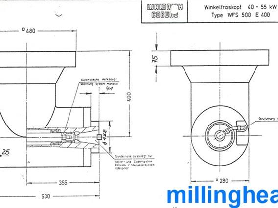 Waldrich-Coburg N°2 heavy duty portal&gantry milling