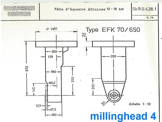 Waldrich-Coburg N°2 heavy duty portal&gantry milling