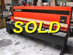 Amada Promecam GHE 3050 x 6 mm NC, Hydrauliczne nożyce gilotynowe