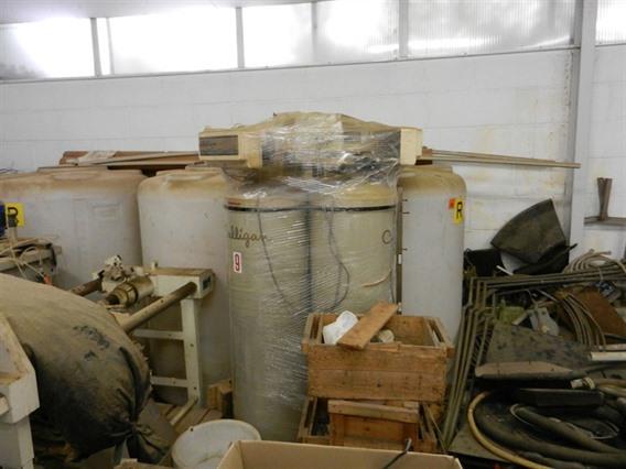 Unused water purification for chroming installation