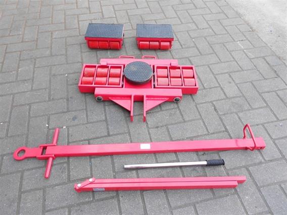 Trolley system for moving machinery 24 ton