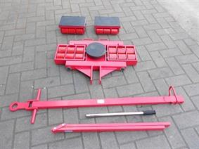 Trolley system for moving machinery 24 ton, Transportmitteln (reinigung - Hubstapler etc)