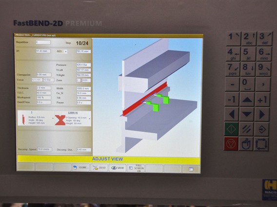 Haco PPES 400 ton x 4100 mm CNC