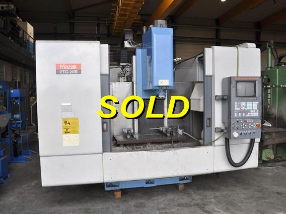 Mazak VTC20B X: 1120 - Y: 510 - Z: 510mm