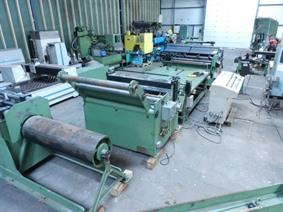Gabella cut to length/slitting line 1550 x 2 mm CNC, Lignes de deroulage + / ou profilages