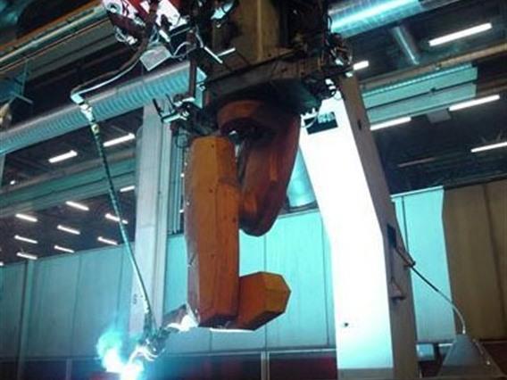 Cloos Romat 310 welding robot for big pieces