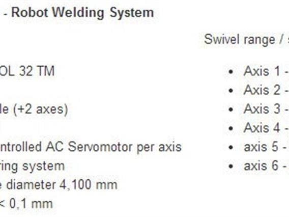 Cloos Romat 310 welding unit for big pieces