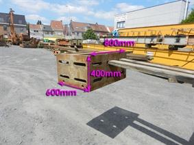 Clamping table 800 x 400 x 600 mm, Cubic- & angleplates or tables