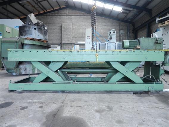 Roller conveyor/scissorlift 3400 mm - 3 ton