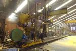 Esab welding crane for composite beams