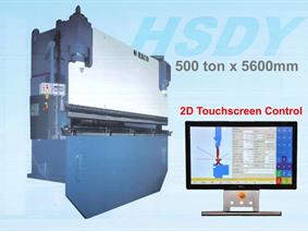 Haco HSDY 500 ton x 5600 mm CNC, Prensas plegadoras hidráulicas