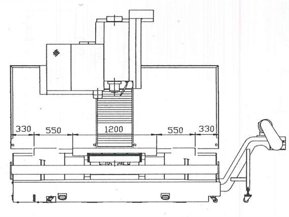 YCM Supermax 1100A X: 1100 - Y: 600 - Z: 630mm CNC