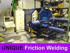 SMFI Inter Hydro CNC friction welding lathe, Be- und Entladeroboter