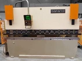 Safan DNCS 80 ton x 3100 mm CNC, Krawędziowe prasy hydrauliczne