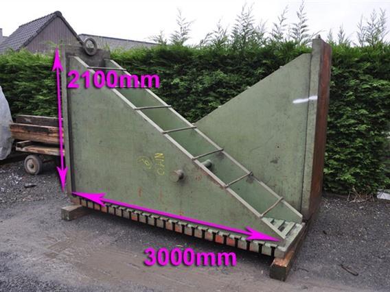 Clamping bracket 3000 x 800 x 2100 mm