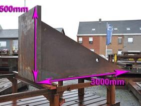 Clamping bracket 3000 x 1500 x 1200 mm, Opspanblokken - Hoekplaten & Opspantafels