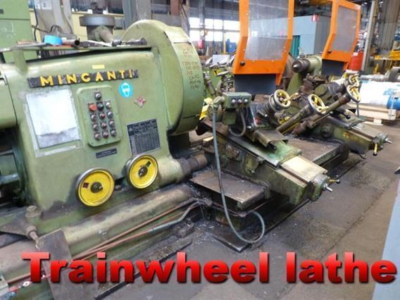 Minganti MTRC.1B train/rail wheel lathe