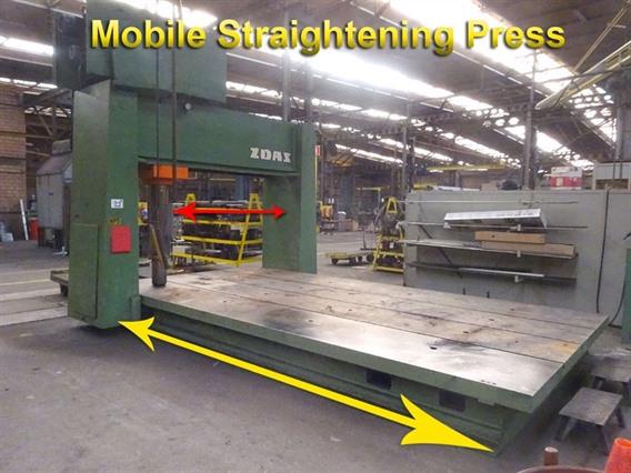 Zdas mobile straightening press 400 ton