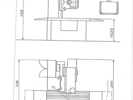 Gambin Alcera X: 1565 - Y: 725 - Z: 600mm CNC