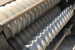 Eichener bending roll for corrugated plates