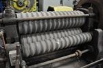 Eichener bending roll for corrugated plates