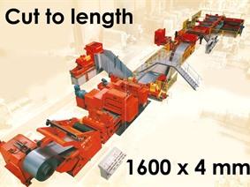 Soenen cut to length 1600 x 4 mm, Lignes de deroulage + / ou profilages