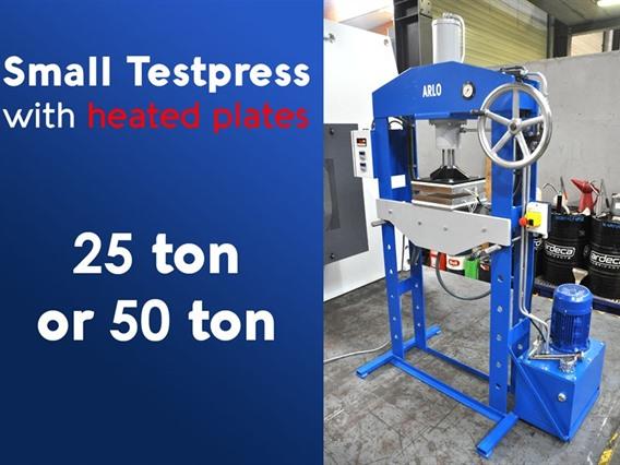 Arlo press heated plates 25 or 50 ton