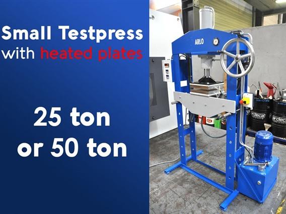 Arlo press heated plates 25 or 50 ton