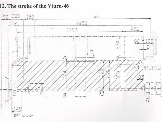 Victor Vturn-46 Ø 730 x 1750 mm CNC