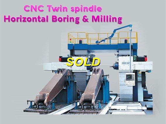 Daewoo HKDB 130P CNC duplex boring/milling