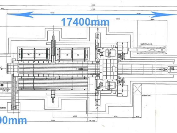 Daewoo HKDB 130P CNC duplex boring/milling