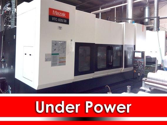 Mazak VTC 820/30 X: 3000 - Y: 820 - Z: 720mm CNC
