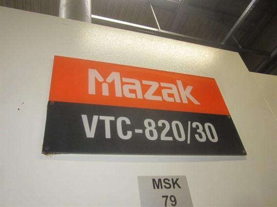 Mazak VTC 820/30 X: 3000 - Y: 820 - Z: 720mm CNC