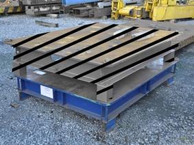 Welding table 2500 x 1830 mm, Piastre e basamenti