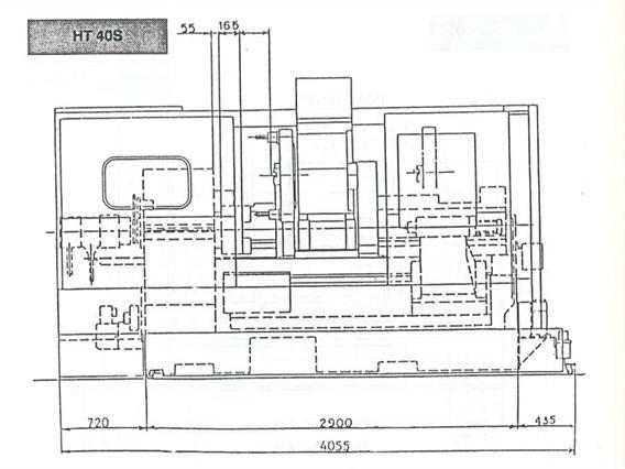 Hitachi Seiki Hitec 40S Ø 1000 x 1270 mm CNC