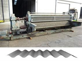 Eichener corrugated sheets 3700 mm, Decoiling + / or Roll forminglines
