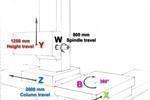 Tos WHN13.8C X: 3500 - Y: 1250 - Z: 2000mm