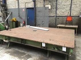 Clamping table 3860 x 2800 mm, Piastre e basamenti