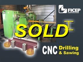 Ficep CNC drilling & sawing, Drilling- & sawingline