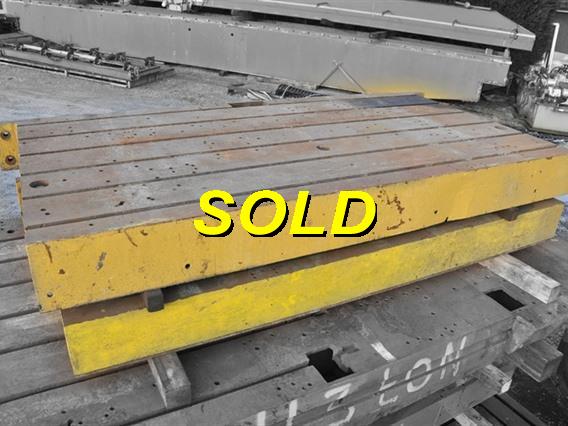 T-slot Table 2795 x 1500 mm