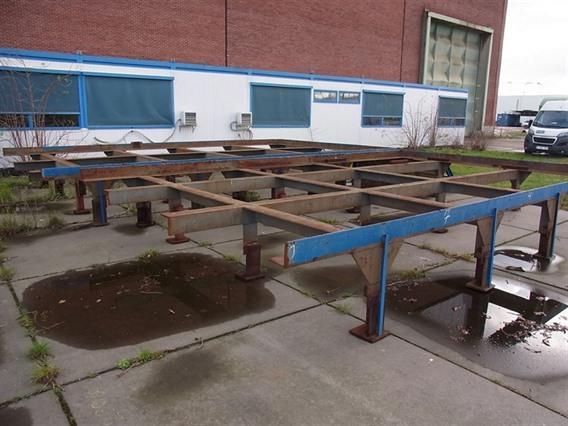 Large clamping table 13 000 x 4000 mm